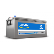 Esan LPM12-240HD / Esan 12V 240Ah 1300CCA Heavy Duty Dual Purpose Deep Cycle AGM Kuru Start&Servis-Ekipman Aküsü